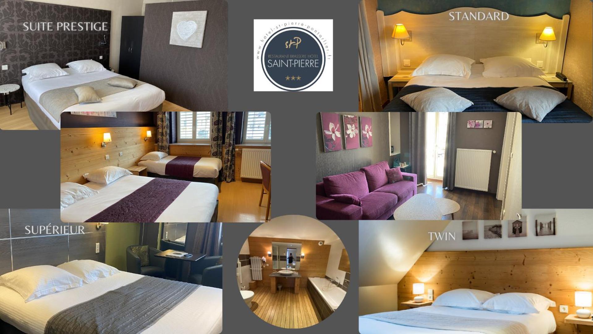 Hotel Saint-Pierre Понтарлье Экстерьер фото